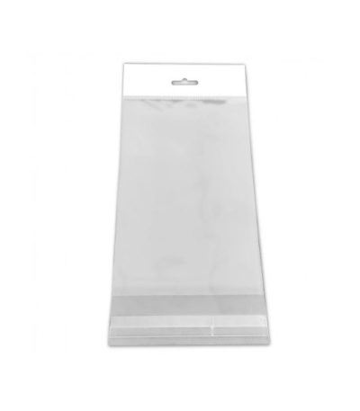 BOLSAS TRANSPARENTES SOLAPA ADHESIVA EUROTALADRO 16X30